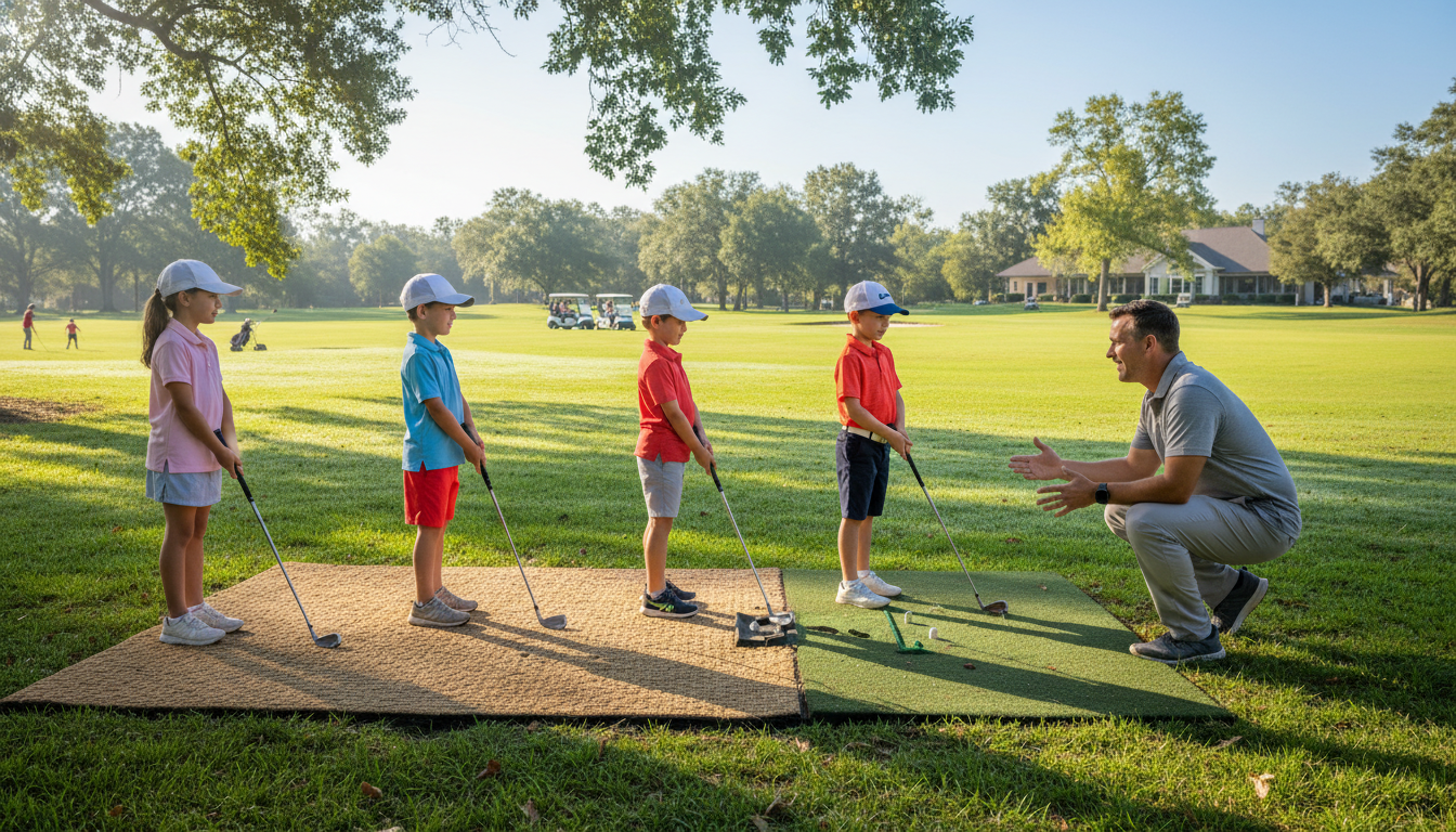 Head of coaching — in a real photo this would be a head-and-shoulders portrait of the lead PGA professional
